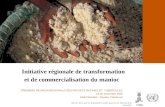Cassava processing and marketing Initiative régionale de transformation et de commercialisation du manioc PREMIÈRE RÉUNION RÉGIONALE DES PROJETS RACINES.