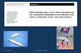 11/06/14C Fernandez-Canal. Contexte Réanimation: Augmentation intubation difficile (ID) et complications Video laryngoscopes (VL): améliore le management.