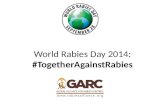 World Rabies Day 2014: #TogetherAgainstRabies. Rabies and World Rabies Day.