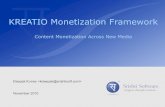 KREATIO Monetization Framework
