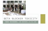 Beta Blocker Toxicity PPT