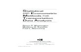 Statistical and Econometric Methods for Transportation Data