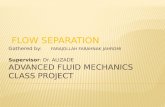 Advanced fluid mechanics class project