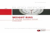 WEIGHT BIAS A Social Justice Issue A Policy Brief