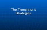 The Translator’s Strategies