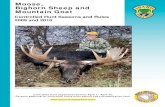 2010 Idaho Moose, Bighorn Sheep and Mountain Goat Brochure