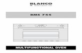 Blanco Wall Oven BMS755