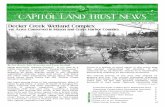 Fall 2009 Capitol Land Trust Newsletter