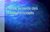 1 Physik jenseits des Standardmodells. 2 Inhalt Wiederholung/Probleme des Standardmodells Wiederholung/Probleme des Standardmodells Grand Unified Theories.