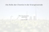 Die Rolle der Chemie in der Energiewende AC V Hauptseminar 18.06.2013 Lucas Kreuzer.
