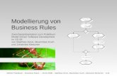 MDSD Praktikum – Business Rules – 16.05.2008 – Matthias Drexl, Maximilian Koch, Johannes Metscher 1/44 Modellierung von Business Rules Zwischenpräsentation.