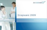 Snapware 2009 Produktpräsentation. Einleitung Doc.No.: ASE/APP/PLM/ 0156 / DE.