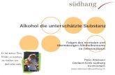 Alkohol die unterschätzte Substanz Folgen des normalen und übermässigen Alkoholkonsums im (Vereins)Sport Peter Allemann Chefarzt Klinik südhang Kirchlindach.