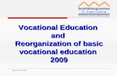 Hans-Joachim Jacke Vocational Education and Reorganization of basic vocational education 2009.