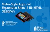 Metro-Style Apps mit Expression Blend 5 für HTML designen Christian Moser User Experience Designer Zühlke Engineering AG moc@zuehlke.com.