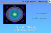 Masc CJD Jugenddorf Offenburg Demonstration ProfilAC … powered by Polikles ® 25. bis 27. Januar 2005 masc ag, rotkreuz beat.merz@masc.ch.