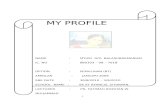 My Profile Maths Sbe