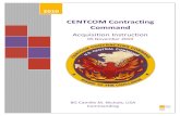 CENTCOM CONTRACTING COMMAND   C3 Acquisition Instruction 5Nov10[1]