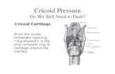 Cricoid Pressure