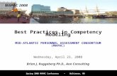 MAPAC Workshop Presentation - Best Practices in Competency Modeling
