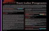 Fast Lube Program Guide – 2011