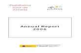 Plataforma Solar de Almeria - Annual Report 2006