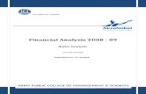 Financial Analysis ICI 2008-09