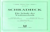 Schradieck - School of Violin Technics - Book I