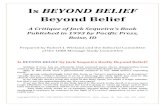 Is BEYOND BELIEF Beyond Belief - Jack Sequeira - PDF