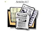 C Articles 4-7
