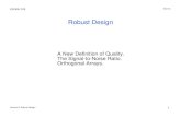 Lecture Robust Design