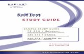 Self Test Study Guide Sample
