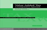 Value Added Tax (a Comparative Approach) 2007 - Alan Schenk & Oliver Oldman