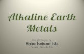 Alkaline Earth Metals - The Presentation