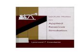 Leonard F. Koederitz - Lecture Notes on Applied Reservoir Simulation