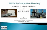 API PMI Training Course