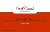 UML (Unified Modelling Language) & OOP (Object Oriented Programming) Part II (Ver1.0)