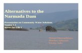 Alternatives to the Narmada Dam