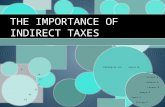 Importance of Indirect Taxes