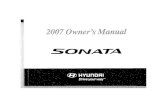 2007 Hyundai Sonata Owners Manual