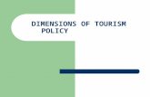 Dimensions of Tourism Policy