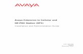 Avaya Extension to Cellular And