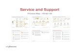 Service and Support process map