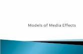 Models of Media Effects