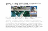 Steel Fibre Concrete Composites for Special Applications