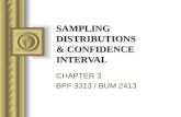 Chapter 3 Sampling Distribution and Confidence Interval