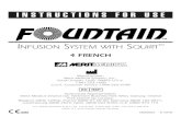 Fountain® 4 French with Squirt® Instructions For Use (Multilingual)