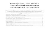 Bibliography and Online Sleep Apnea References