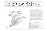 January-February 2008 Sego Lily Newsletter, Utah Native Plant Society