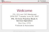 Pultorak Presentation ITIL v3 Service Operation 220607